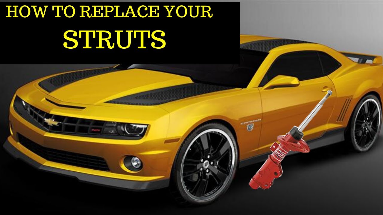 How to change your struts on your camaro QUICK and EASY - YouTube