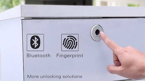 Mini Finger Print Furniture Drawer Lock