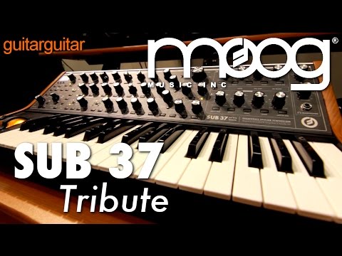 Moog Sub 37 Tribute Analogue Synth Demo