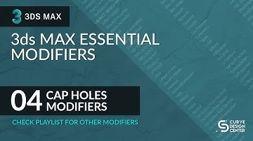 How to use Cap Holes Modifier | 3Ds Max Essential Modifiers
