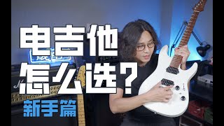 【新手怎么买01】:电吉他怎么选音色价格品牌看完这个视频都懂了