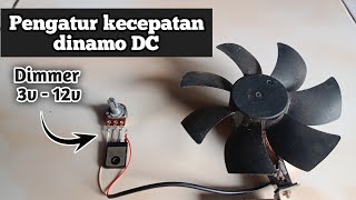 Cara buat rangkaian pengatur kecepatan dinamo