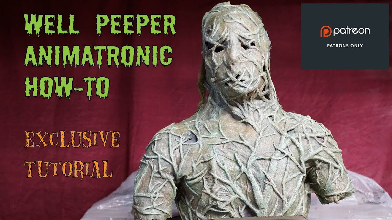 Well Peeper Animatronic Prop Tutorial How-To #halloweendecor #halloweenprops #yardhaunt #homehaunt