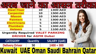 Urgently required for Dubai delivery driver|Dubai job for indian|सऊदी में रहना इतना आसान नहीं