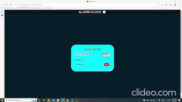 Alarm-Clock using Vanilla JavaScript