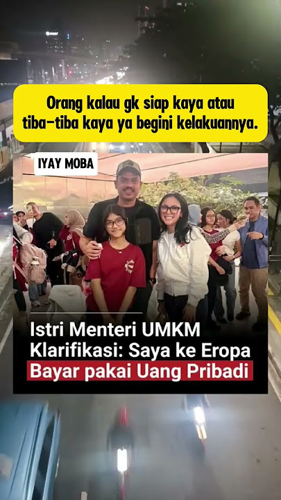 ORANG KALO TIBA-TIBA KAYA YAK GITU KEL4KUANYA