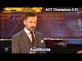 Colin Cloud Mentalist with David Hasselhoff  Audition | America&#39;s Got Talent Champions 5 AGT