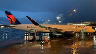 Los Angeles (LAX) 🇺🇸~ Auckland (AKL) 🇳🇿 - Delta Airlines - Airbus A350-900 - Full Flight