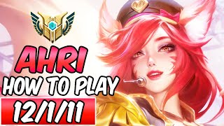 HOW TO PLAY AHRI & CARRY | Best Build & Runes | League of Legends | Diamond Ahri Guide S14 with Tips