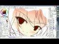 sai上色練習 天子ING 先上完線