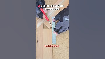 Geometry Hack: One Tool, Perfect Fit! | wood joint #shorts #geometry #diy #carpentry