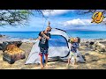 Beach Camping, Fishing and Aloha Treasure Hunting in Hawaii!