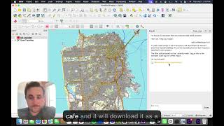 Downloading OpenStreetMap features to QGIS using Kue AI plugin