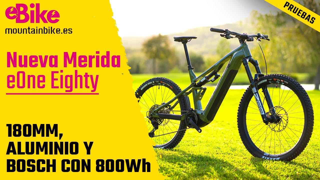 Motor Bosch Performance Line CX 2025 para la nueva Merida eOne Eighty, 180 mm y aluminio 100%