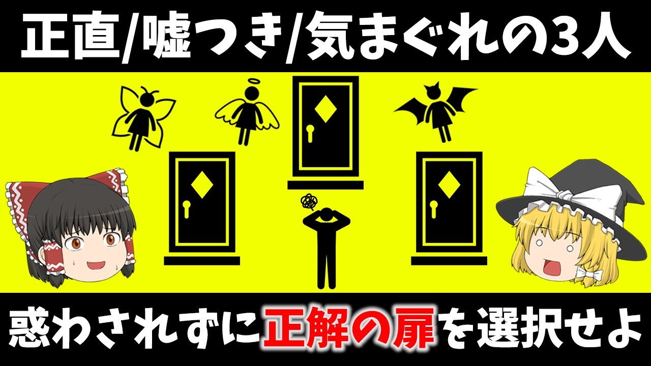 【ゆっくり解説】難問！悪魔、天使、妖精に惑わされるな！【論理クイズ】