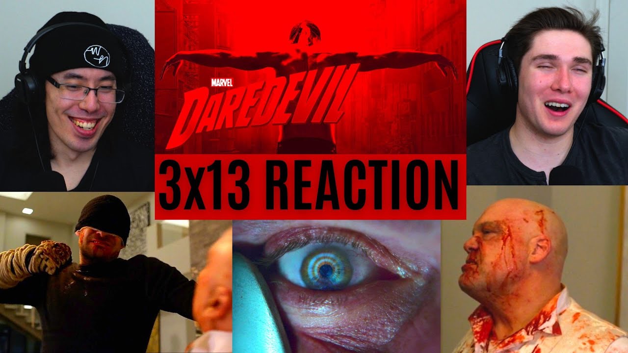 REACTING to *3x13 Daredevil* THE END!!! (First Time Watching) MCU Shows ...
