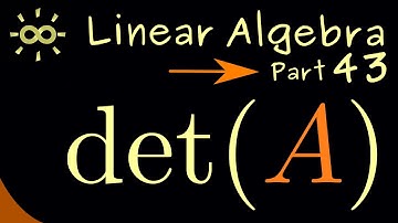 Linear Algebra 43 | Determinant (Overview) [dark version]