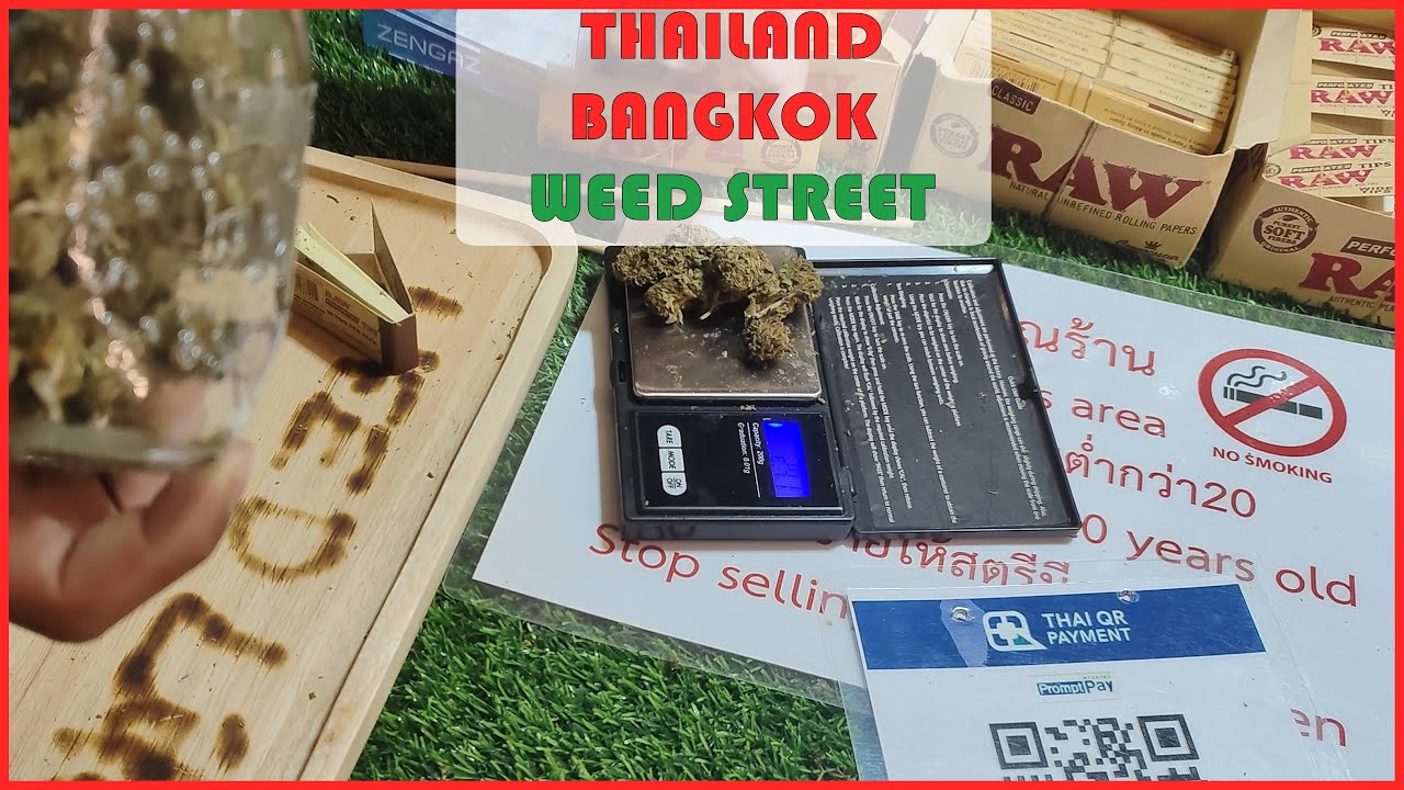 Thailand WEED street,  Cannabis  High Quality | Bangkok | Thailand | 4K