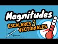 MAGNITUDES VECTORIALES Y ESCALARES⚡ física Fácil con ejemplos.
