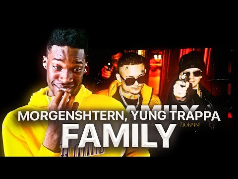 Иностранец Слушает: Morgenshtern x Yung Trappa - Family Реакция