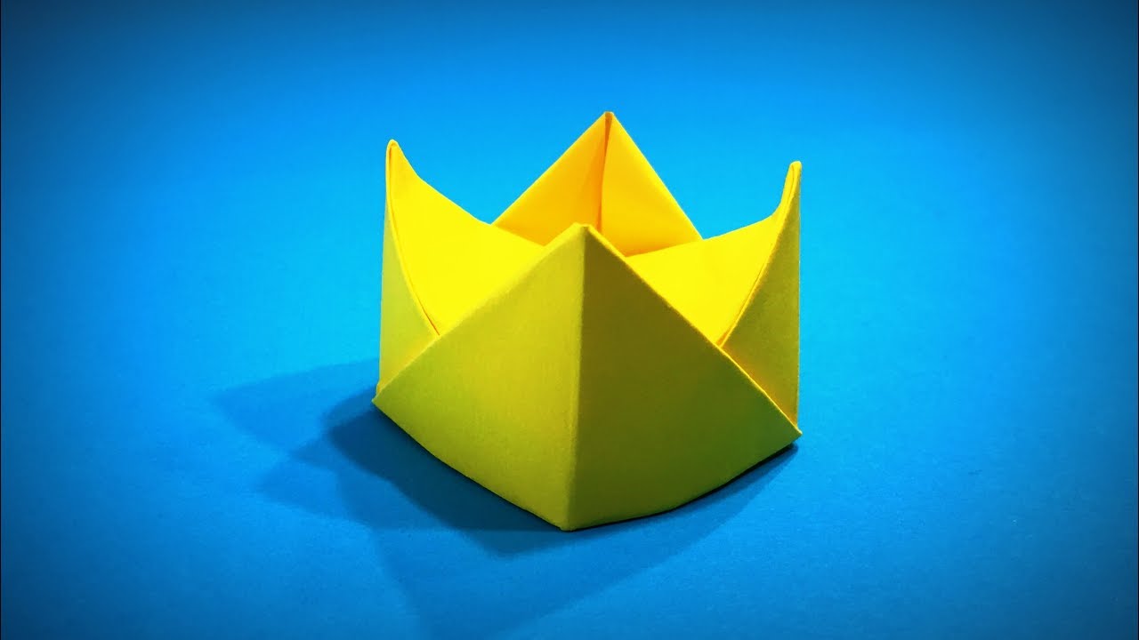 Origami Crown How to Make Paper King Crown Easy DIY