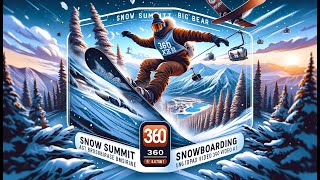 Snow Summit Big Bear 360 Snowboarding (Insta360 X3 & Topaz AI Enhancement Test) screenshot 4