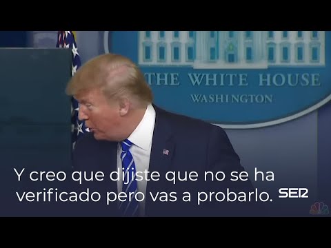 Trump propone acabar con el coronavirus con una inyección de desinfectante (SUBTÍTULOS EN ESPAÑOL)