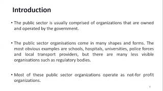 Performance Measurement in Public Sector
