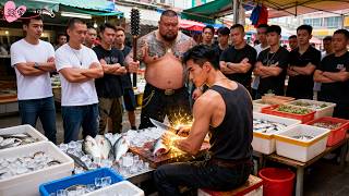 bully harassed fishmonger and extorted money,unaware he is Top fighter! screenshot 5