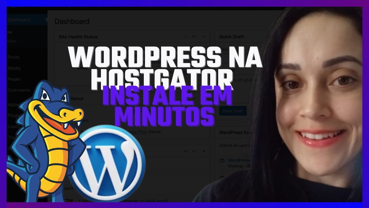 Como Instalar o Wordpress na Hostgator Passo a Passo Rapido 2025 - YouTube