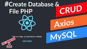 Create Database and File PHP - React JS (STEP 2)