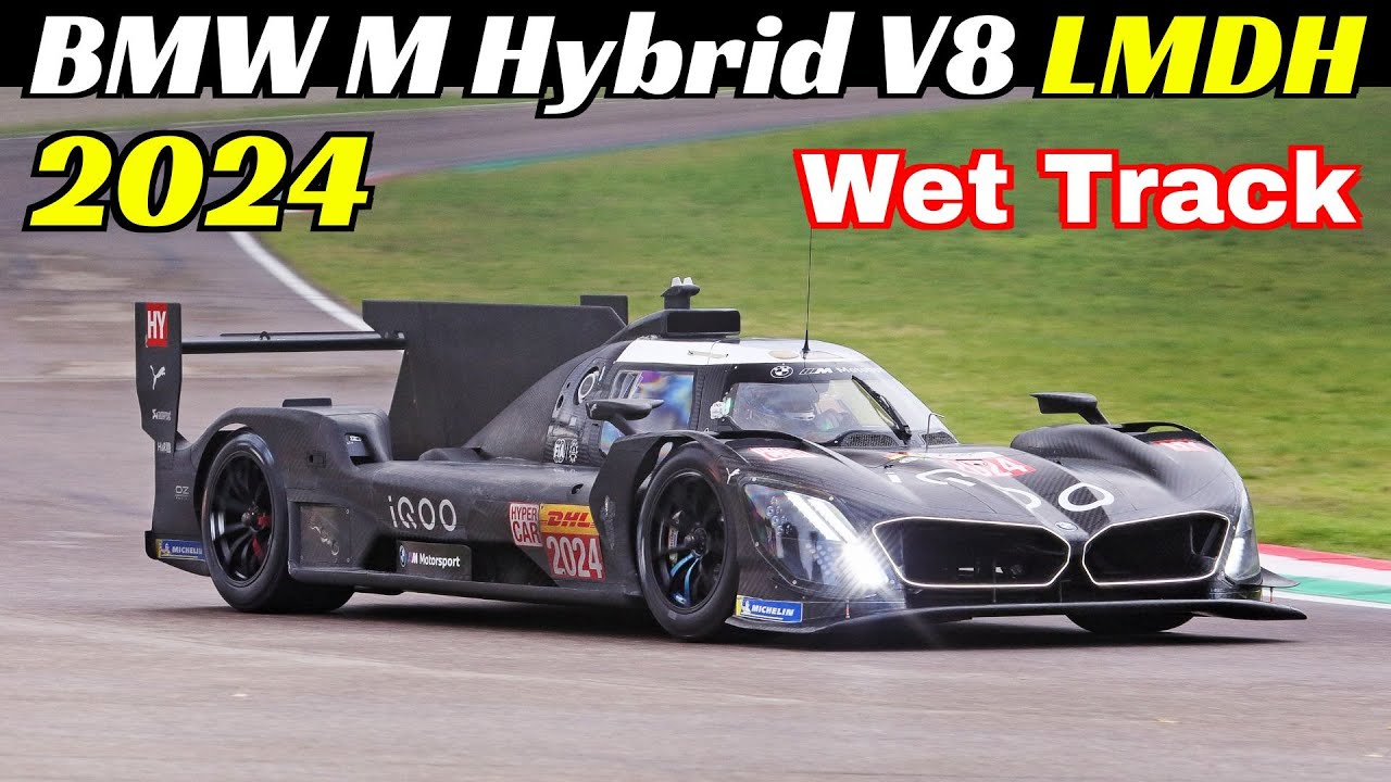 2024 BMW M Hybrid V8 LMDH testing at Imola Circuit - WEC development car by WRT Racing Team - Day 1