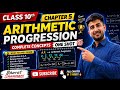 Class 10 Maths Chapter 5 Arithmetic Progression One Shot 🔥 Complete Concepts | CBSE