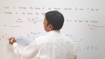 Problem of Limits asked in JEE Advanced 2020 Paper 1 (Hindi)