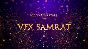 🎄 4K Merry Christmas Trailer | After Effects Template | Festive Animation by VFX Samrat ✨
