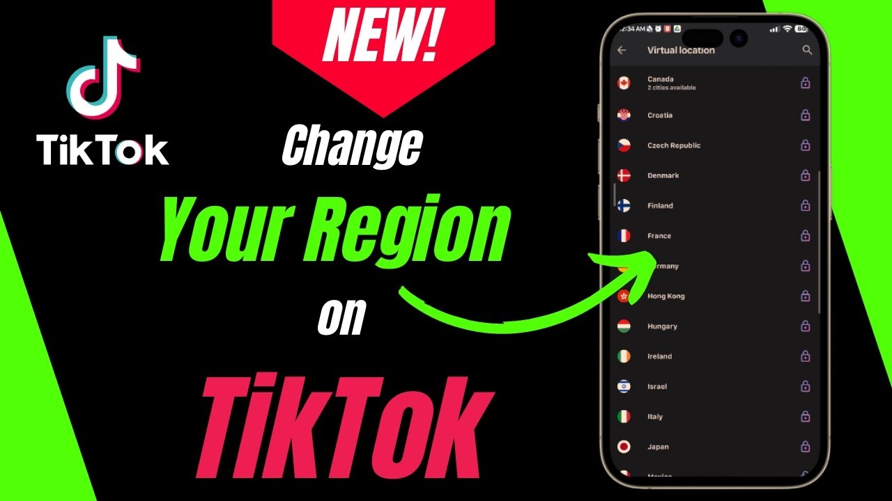 How To Change Your Tiktok Region 2023