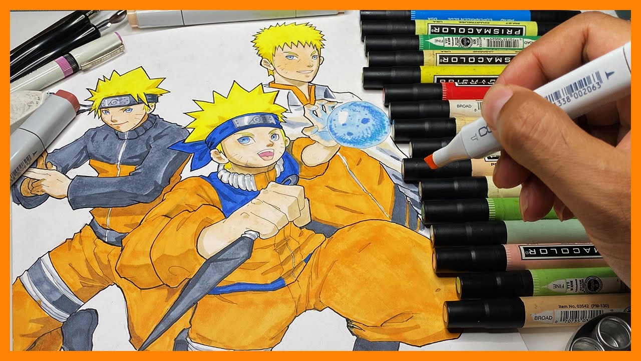 DRAWING 20 YEARS OF NARUTO! YouTube