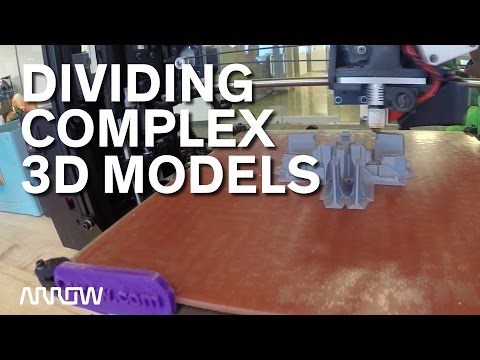 Arrow Tricks of The Trade - 04 - Dividing 3D Files to Minimize Supports in Complex Models