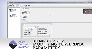 Modifying PowerDNA Parameters | UEI Minute Video