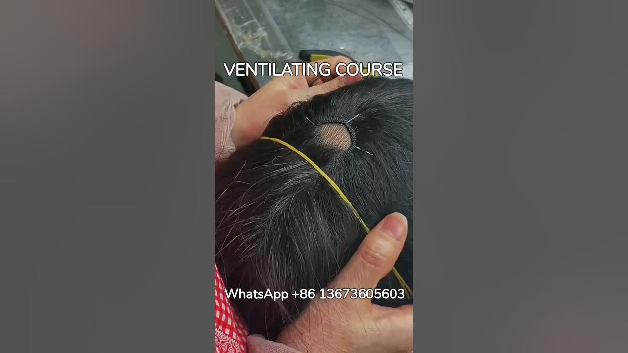 Hair Ventilation Basics How to Knot Hair in Wig LaceBeginner Friendly