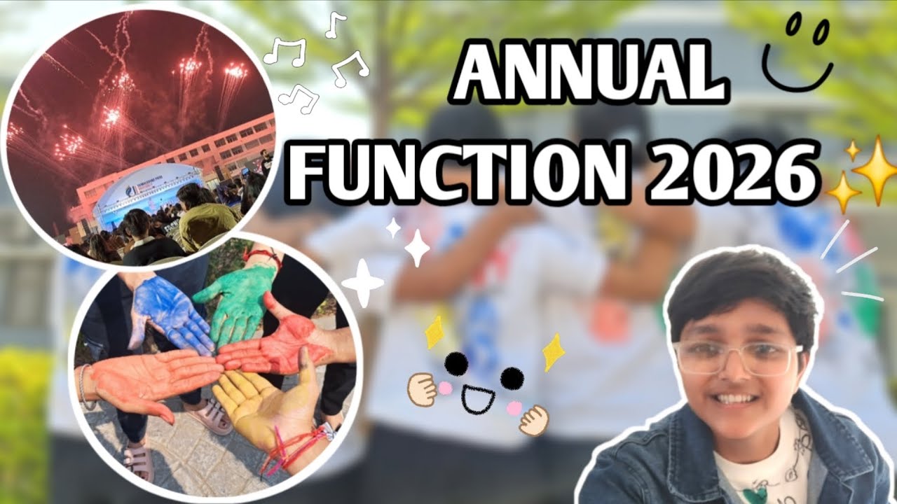 Signature Day Me Back Par Handprint 😱 | Grand Annual Function Till 11PM 🔥 College Vlog