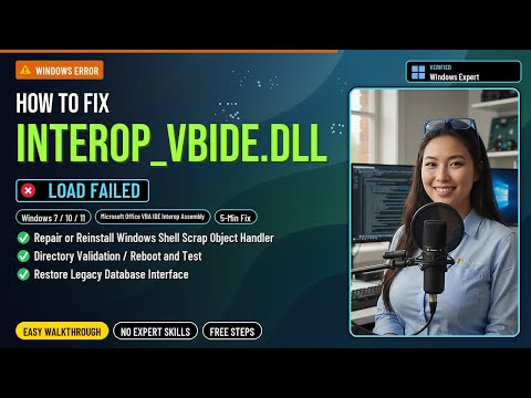 How to Fix interop_vbide.dll and VBA Errors!