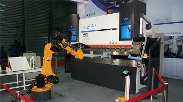 Automatic bending cell , cnc press brake with Robot, CNC automatic press brake, Robot Press Brake