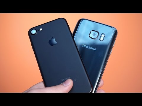 iPhone 7 vs Samsung Galaxy S7 Speed Test!