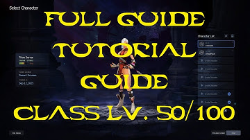 CABAL ONLINE NA - FULL GUIDE TUTORIAL SQ Level 50 to Level 100