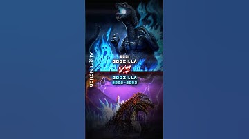 Kiryu Saga Godzilla vs GMK Godzilla #godzilla #kaiju #edit #vsedit