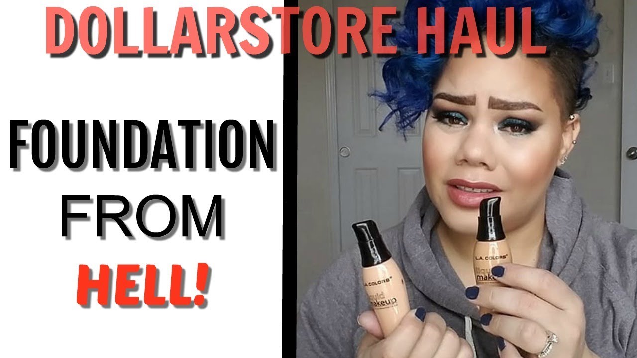 DOLLAR STORE MAKEUP HAUL LA COLORS YouTube