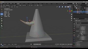 SUPER EPIC TRAFFIC CONE BLENDER MODEL *MUST SEE*