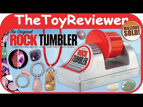 Original Rock Tumbler NSI International Before and After Jewelry Unboxing Toy Review TheToyReviewer