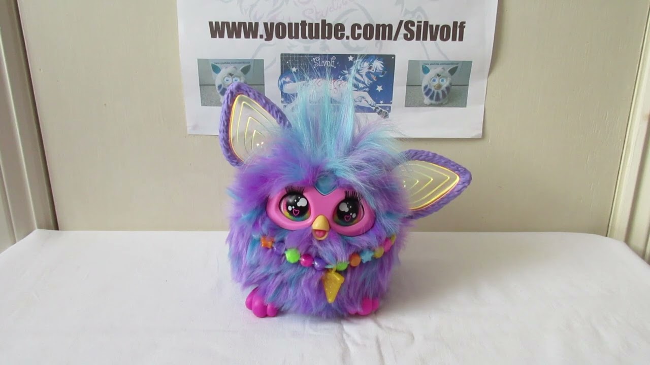 New Purple Furby 2023 test mode😍 super cool to see whats in the test